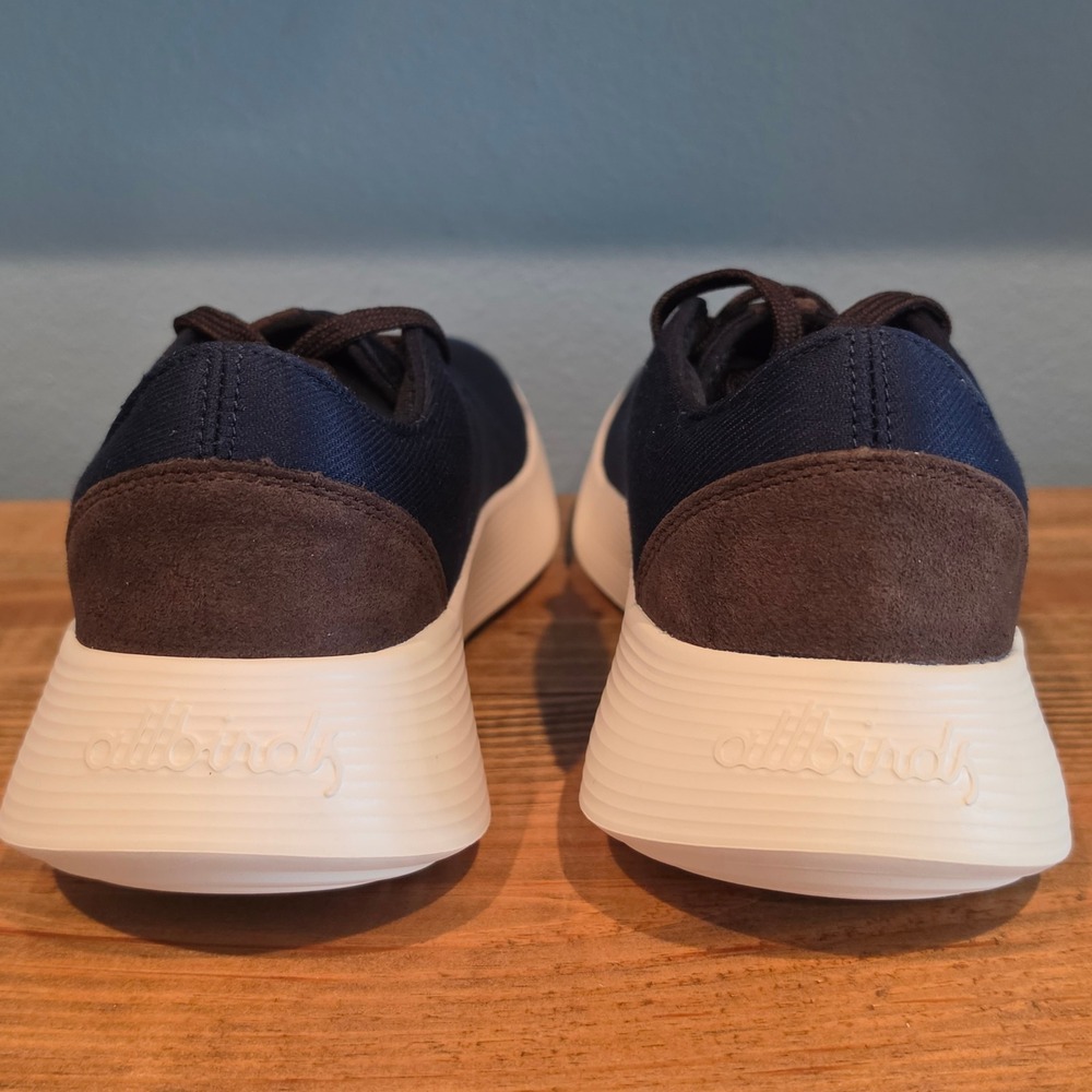 Allbirds Womens Runner Go Luxe Sneakers Navy Blue Athleisure Size 11 - Picture 4 of 10